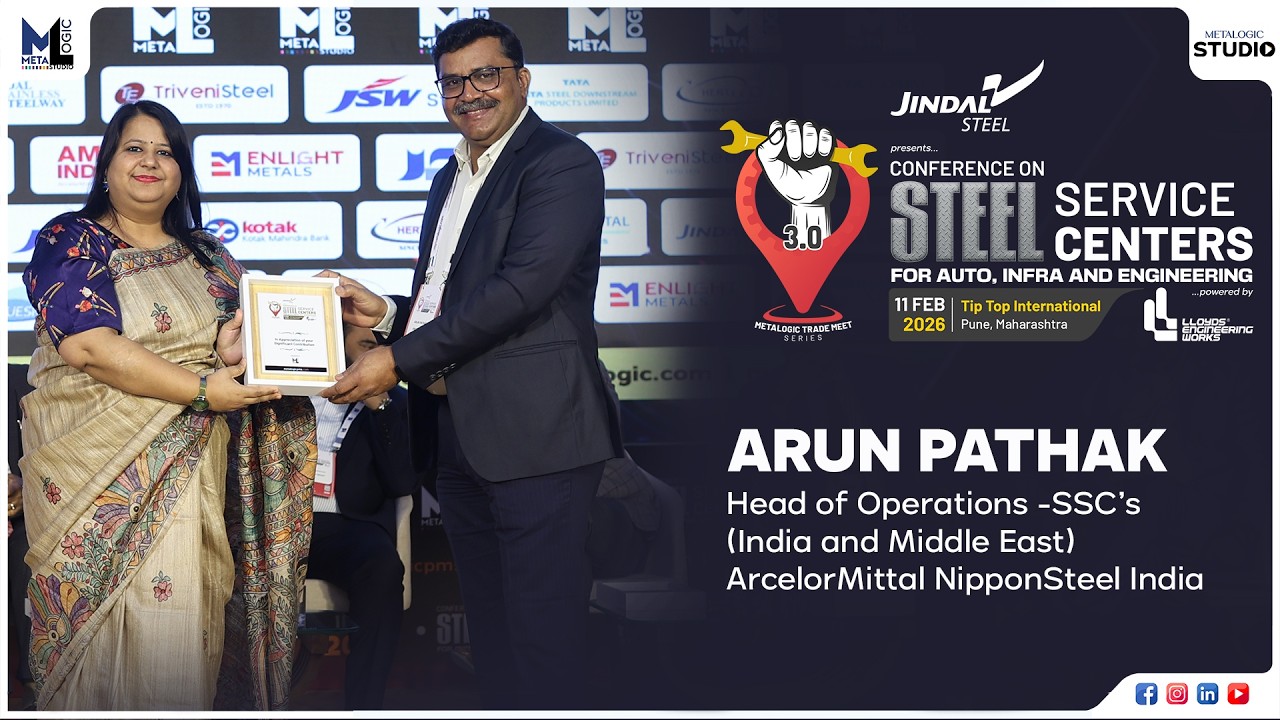 From Service Centers to Solution Centers: AM/NS India’s Vision | Arun Pathak | SSC Pune 2026