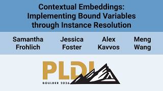[PLDI'26] Contextual Embeddings: Implementing Bound Variables through Instance Resolution