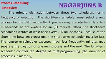 Process Scheduling Part2  III Kannada Gain The knowledge & Rule The World.