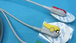 ECG 10042D+XDX 10050 Compatible Huntleigh SC750 / SC1000 ECG Cable