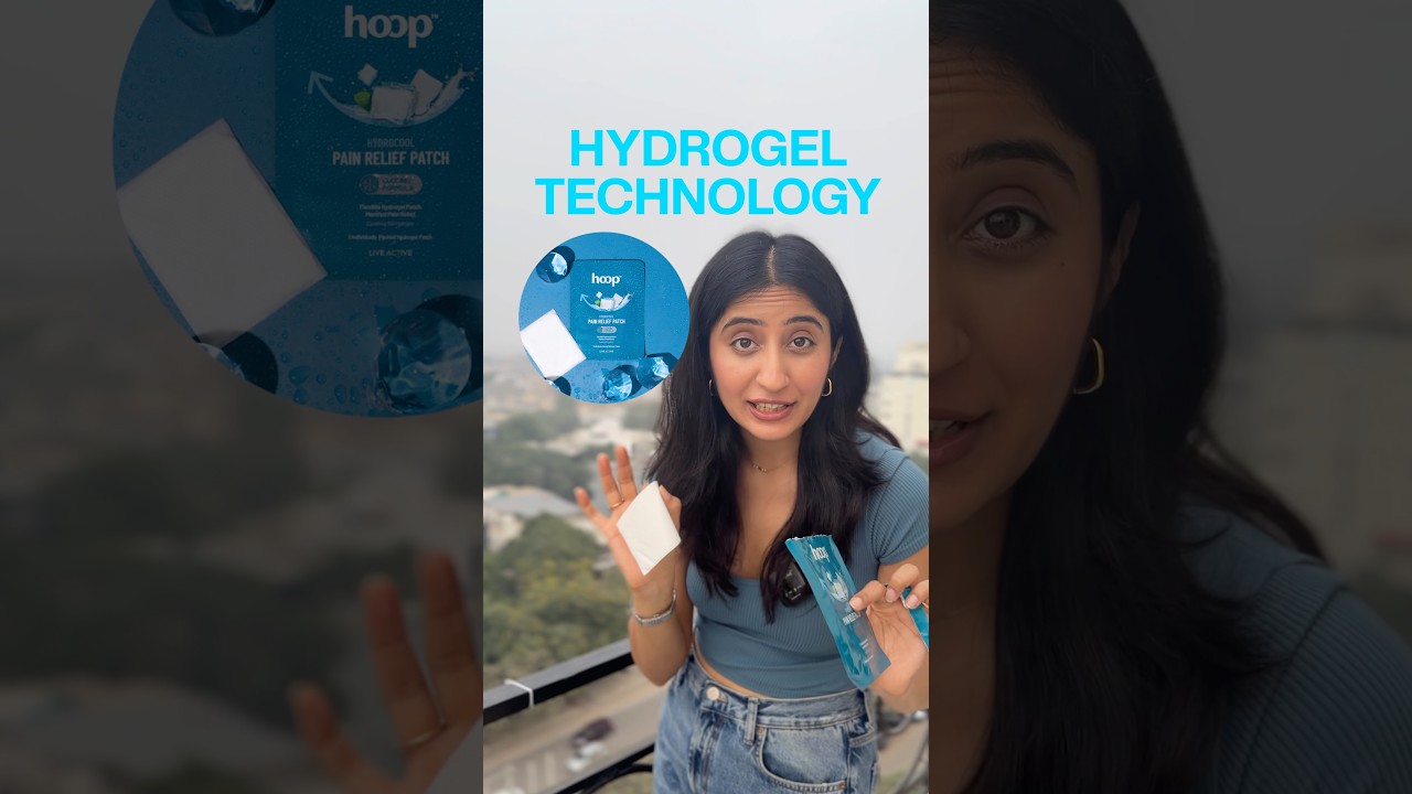 Hoop Pain Relief Patch - Cooling Ice Patch | Hydrogel Technology | Peel, Patch & GOO