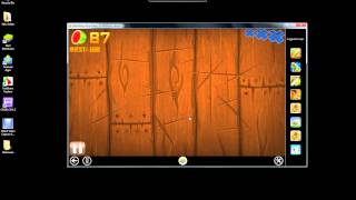 Bluestacks running Fruit Ninja Adroid App on Windows 7 Ultimate. screenshot 5