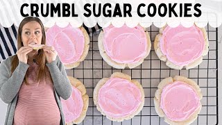 Copycat Crumbl Sugar Cookie and Frosting Recipe- The Best Sugar Cookie Ever!