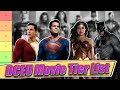 DCEU Tier List (All 10 Movies Ranked with Zack Snyder's Justice League)