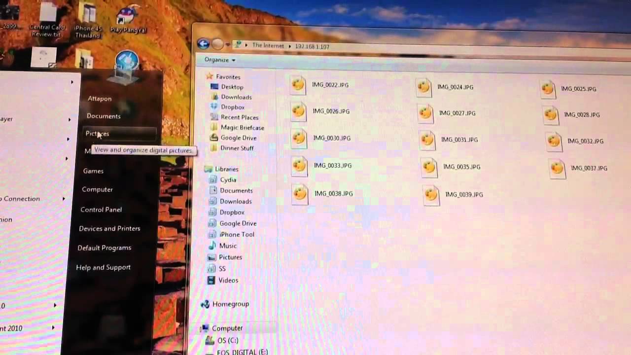 Transfer multiple photo from Windows to iPhone iPad using Drop2Roll [iOS 5,6 Tested]