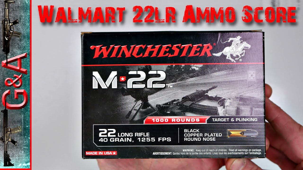 Walmart 22lr Ammo Score 5/21/2016 - YouTube