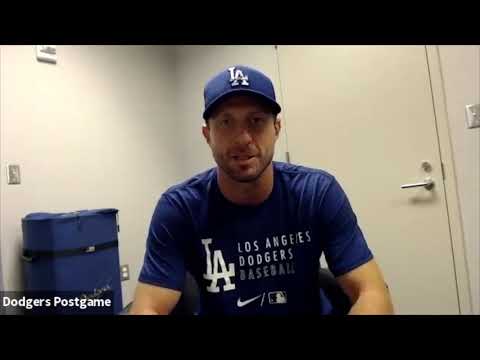 Dodgers postgame: Max Scherzer details focus when pitching with big lead, looking for first hit