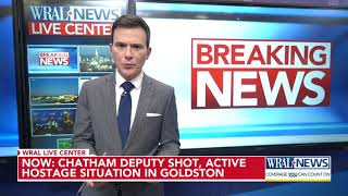 Chatham County deputy shot during hostage situation, sheriff's office says