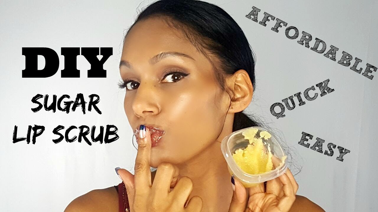 DIY Sugar Lip Scrub Affordable, Quick, Easy! YouTube