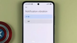 How to enable/disable Vibrate when notification arrives on Xiaomi Redmi Note 11 Android 12 screenshot 4