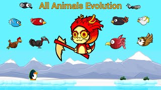 All Animals Evolution And Lunar Dragon Kills Boss Players (EvoWorld.io)