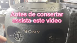 Sony Mhc V02 Antes de consertar assista este video