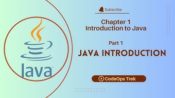 Chapter 1: Introduction to Java | Part 1 - Java Basics & Execution