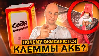 Почему окисляются клеммы аккумулятора? Как легко устранить и смазать правильно.