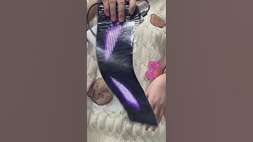 Programmable flex LED display for car| Blazexel #car #carlover #carstickers#leddisplay