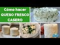 Cómo hacer QUESO FRESCO en casa