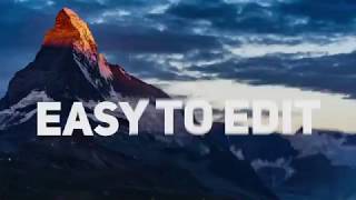 FCPX Stomp Typo Opener - Apple Motion Template Pr