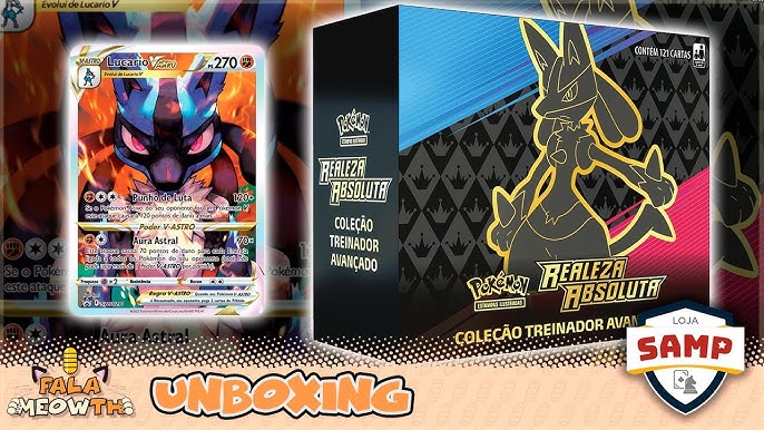 Cartas - Pokemon Box Pikachu Vmax Realeza Absoluta COPAG DA IA