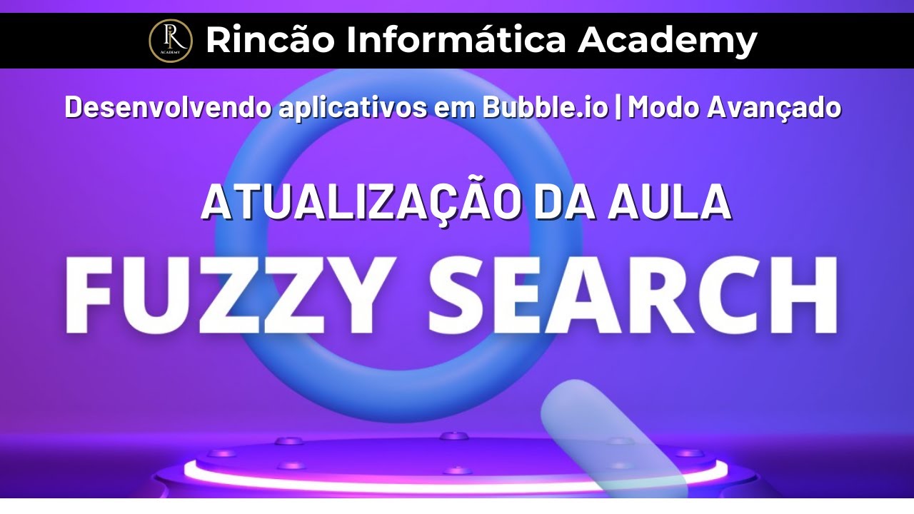 Plugin Fuzzy Search no Bubble.io | Atualização Aula