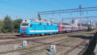 Электровоз Эп1М-613 С Поездом № 259А Санкт-Петербург - Анапа