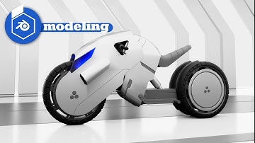 Blender  sci fi  motor bike  modeling tutorial free download