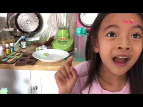 Zara Cute bikin Coklat Dinosaurus | Kids Activity