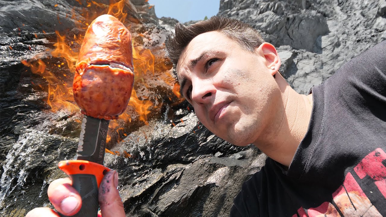 J'explore une RIVIÈRE SAUVAGE pour faire un BARBECUE !