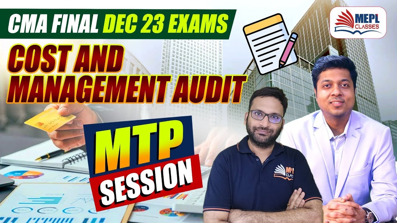 CMA Final DEC 23 MTP Session COST AND MANAGEMENT AUDIT P 17