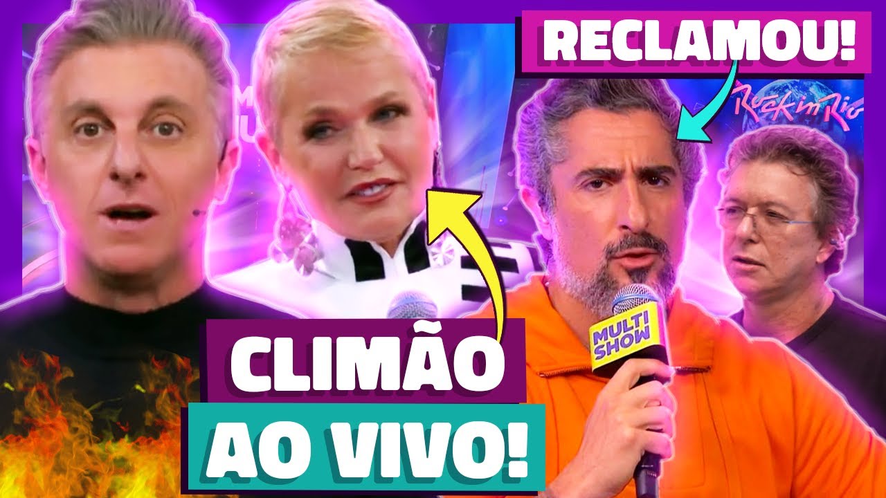 LUCIANO HUCK GERA CLIMÃO COM XUXA NO DOMINGÃO; FOFOCAS DO ROCK IN RIO 2022! | Virou Festa