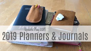 Planners and Journals May 2019 * Jibun Techo * Hobonichi * MD Notebook * Traveler's Notebook