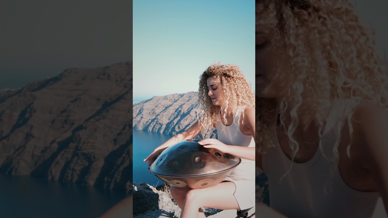 Find your peace 🩵 #meditationmusic #music #youtubeshorts #handpan