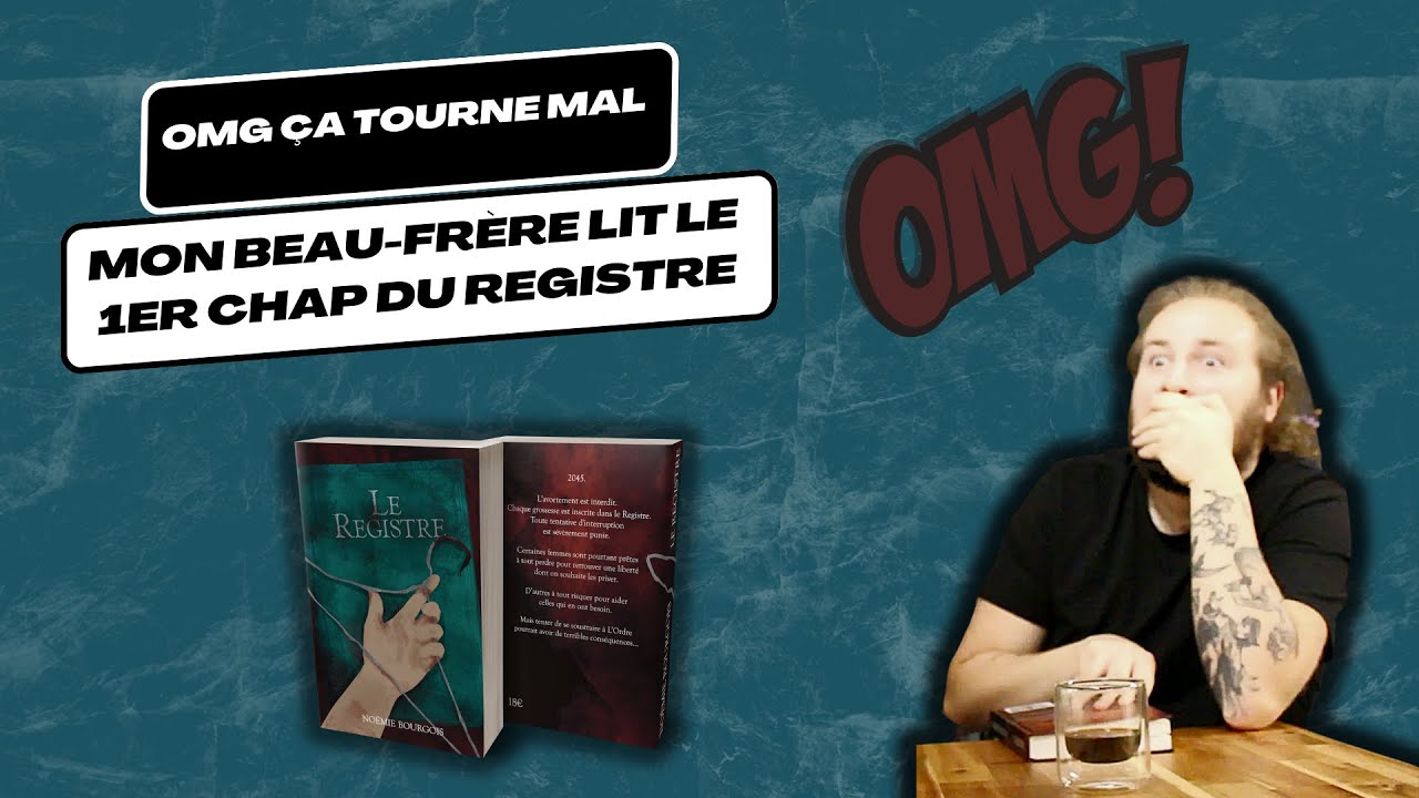 😱🤯 MON BEAU FRÈRE LIT LE 1ER CHAPITRE DU REGISTRE 😵⚠️ OMG IL NE S