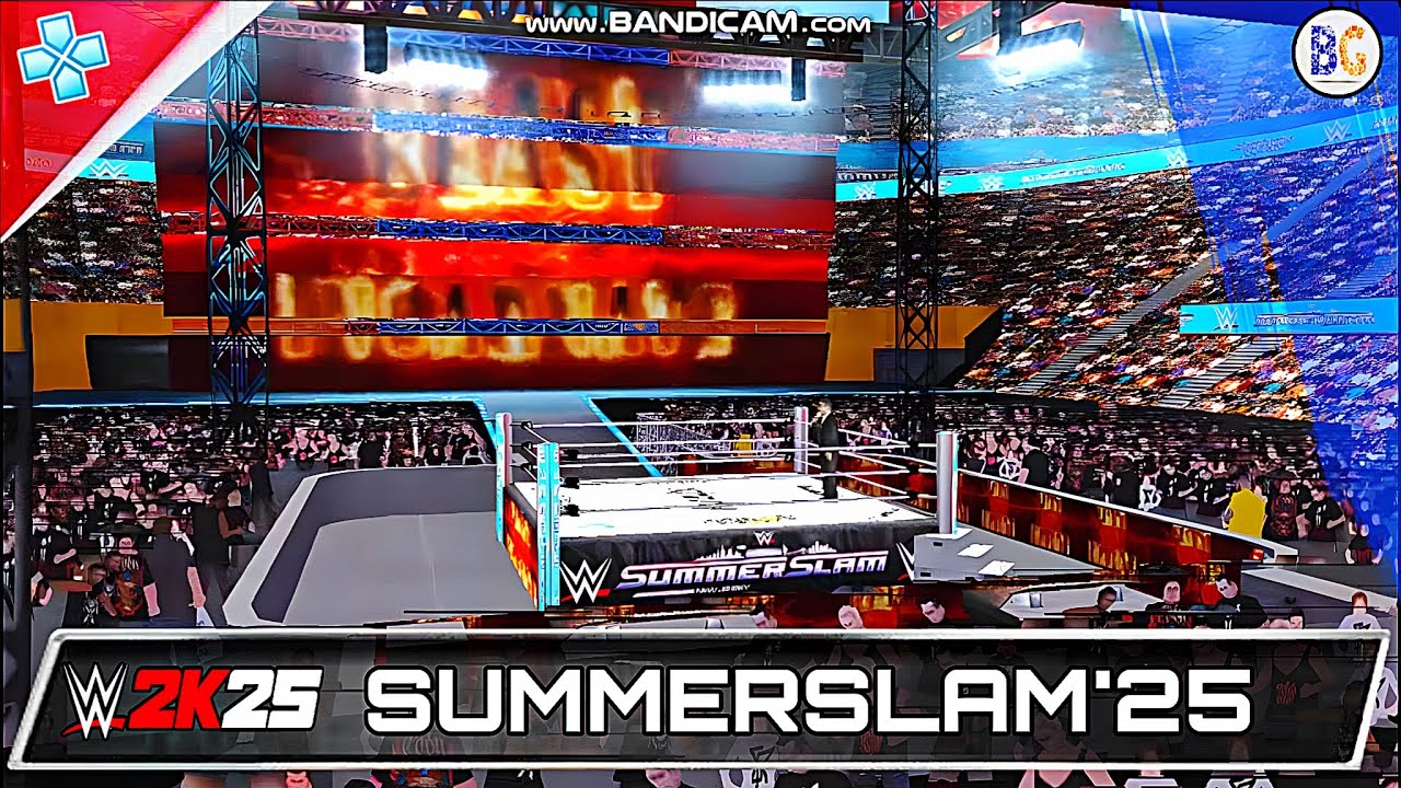 WWE 2K25 PSP - SUMMERSLAM 2025 OFFICIAL ARENA W/T PROPER STAGE & LEDs || BORN FOR GAMERS !!!