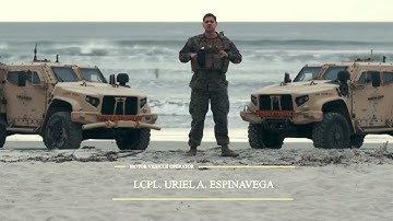 U.S. Marines with 1st MLG Operate he Joint Light Tactical Vehicle (JLTV)