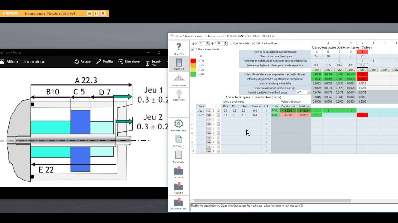 Tolérancement 1 - Tutorial Ellistat