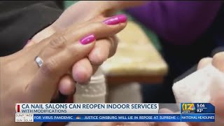 Nail salons in Kern County, across the state allowed to re-open