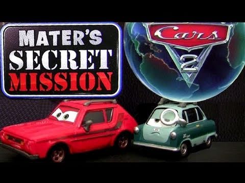 Cars 2 Tyler Gremlin and Professor Z diecast Mater...