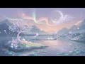Whimsical Fantasy Island • Aurora Borealis &amp; Floating Jellyfish 4K Loop