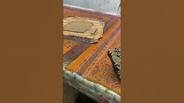 Bold Block Prints: Bringing Blood-Red Colours to Life #foryou #youtube