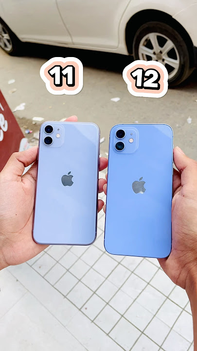 iPhone 11 VS iPhone 12 || Camera Zoom Test! #shorts