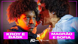 Magrão E Sofia X Kroy E Bask Segunda Fase 387ª Batalha Da Aldeia