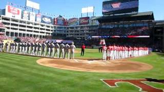 BJ Thomas Sings the National Anthem for the Texas Ranger