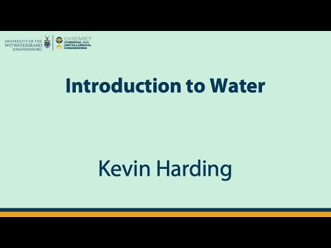 Introduction to water [Lecture]