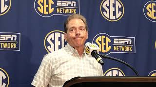 Nick Saban from SEC Spring Meeting