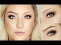 EYEBROW TUTORIAL 2017 | How to Fill in SPARSE Brows | GLAMNANNE