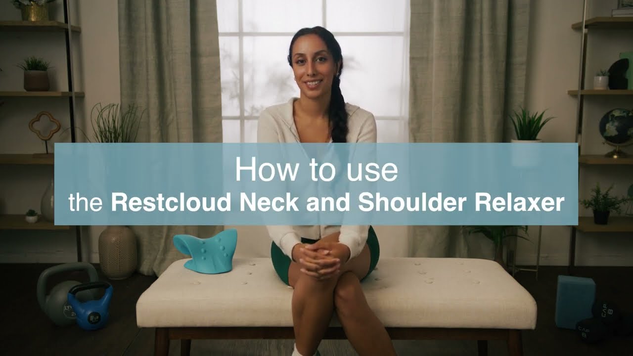 How to Use REST CLOUD Neck Stretcher Neck and Shoulder Relaxer