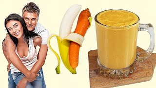 Carrot and Banana Juice | Drink it before Sleep & get Power like a Horse | Secret Recipe NB