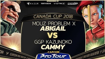 MOUZ Problem X (Abigail) vs GGP Kazunoko (Cammy) - Canada Cup 2018 - CPT 2018