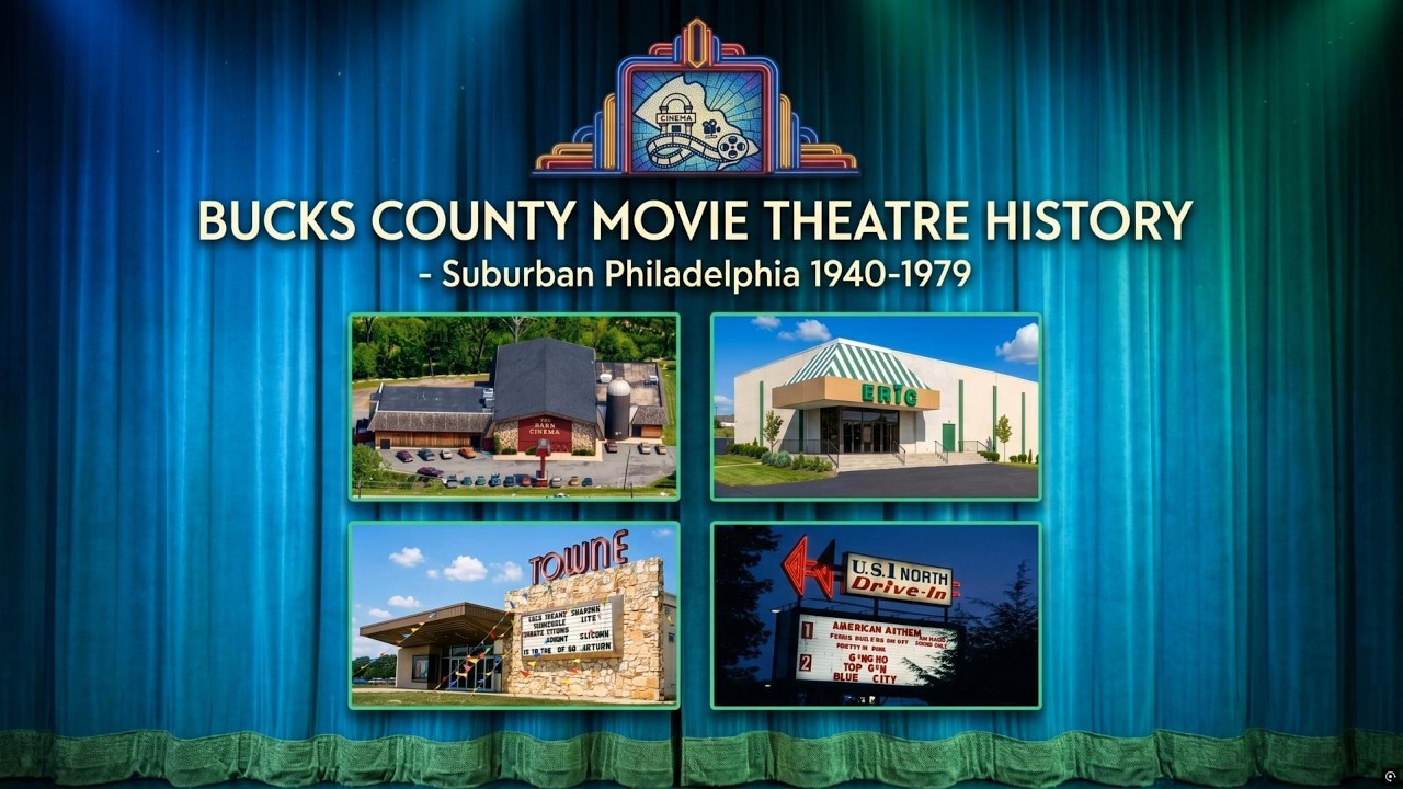 Bucks County movie theatre and drive-in history 1940-1979 - YouTube