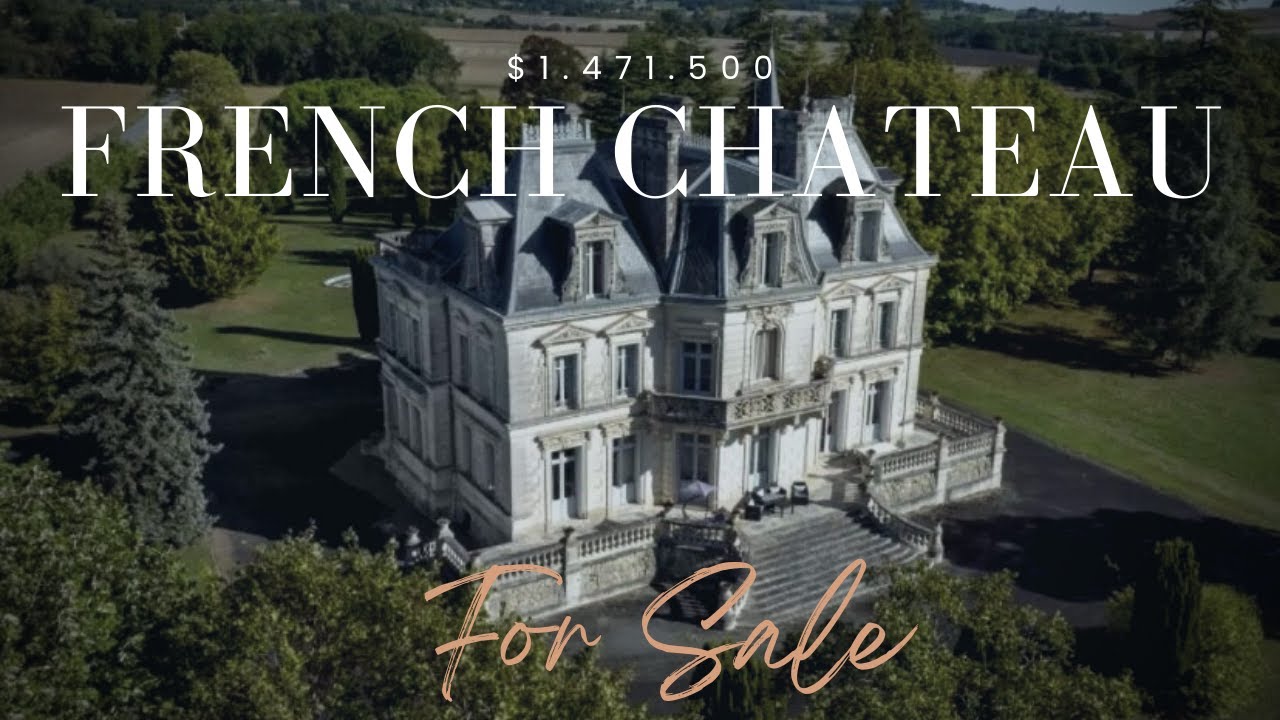 Charming 19th Century Chateau for sale.
